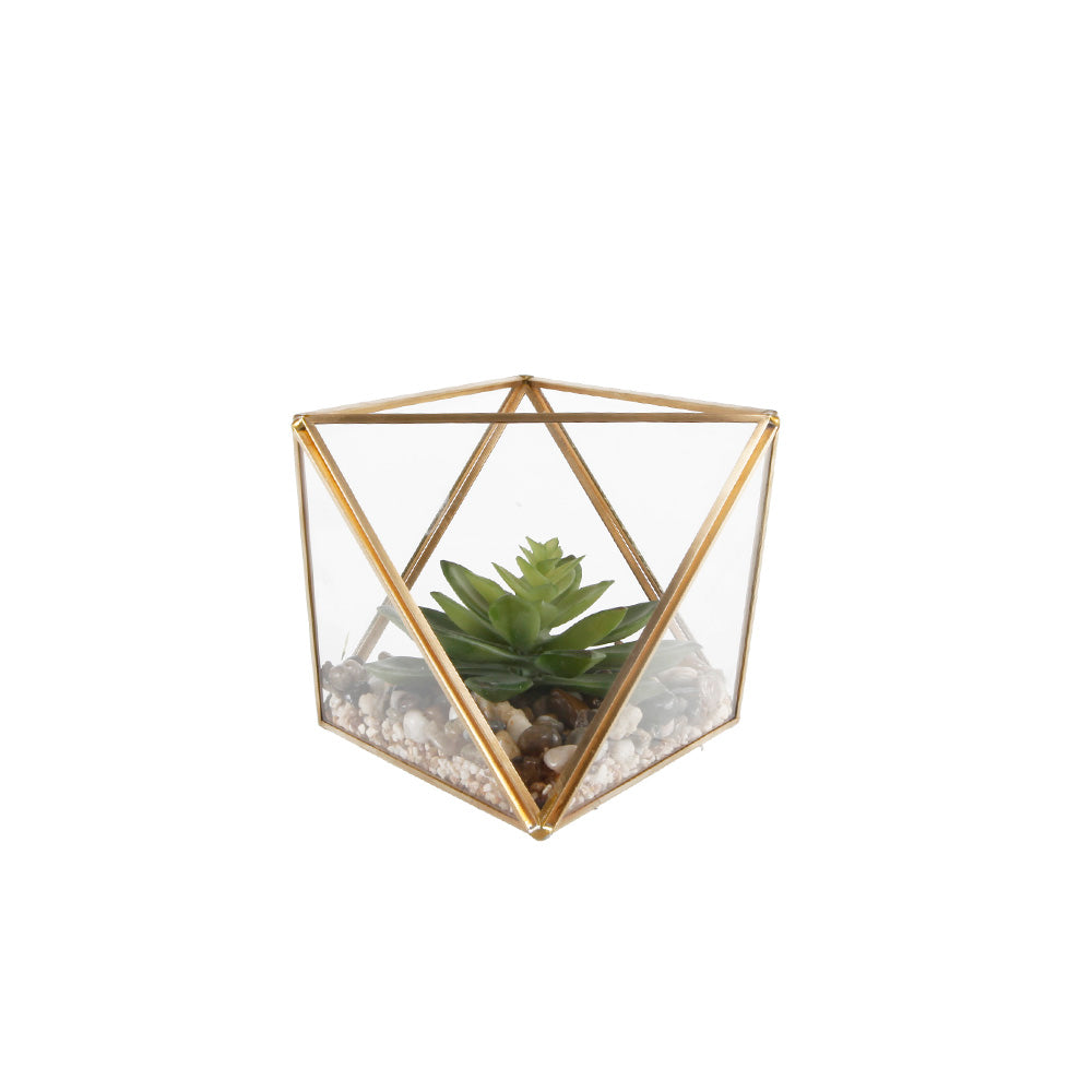 fake succulents in glass GS3971E – Flora Bunda